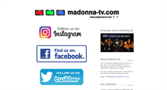 Desktop Screenshot of madonna-tv.com